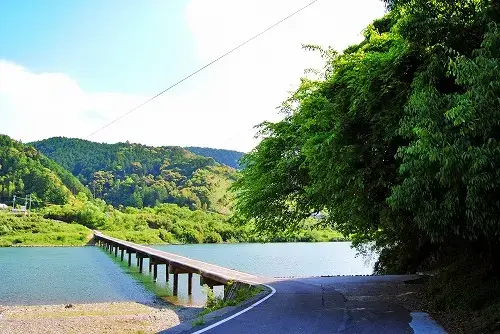 沈下橋　高知県　四万十川