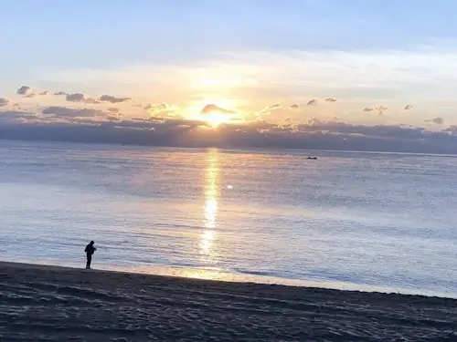 海　砂浜　釣り