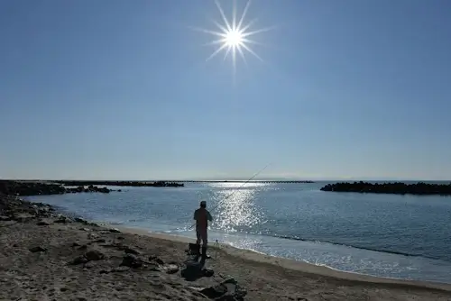 海釣り（関屋浜）