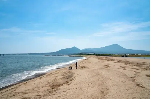 5月の弓ヶ浜と大山