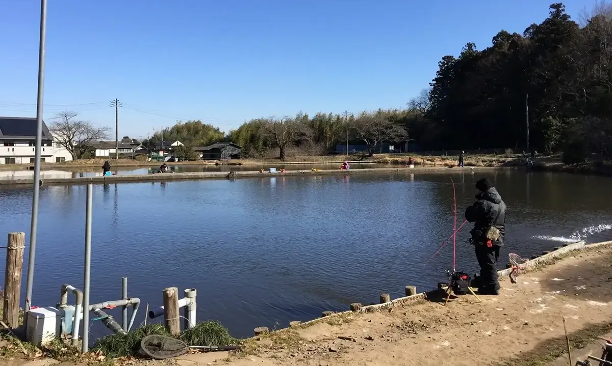 釣りをする人